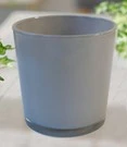 Glazen Sierpot ø 19 Cm 'grijs' 3 Glazen Sierpot ø 19 Cm 'grijs'