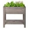 Verhoogde Kweekbak Met Opbergruimte Antraciet 2 Verhoogde Kweekbak Met Opbergruimte Antraciet -Exporteren Zaaid Tuin Winkel 8998209093662